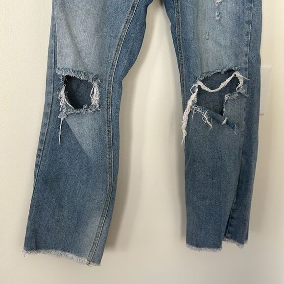 Avec Les Filles Deconstructed Straight Leg Jeans 27 - Picture 3 of 10